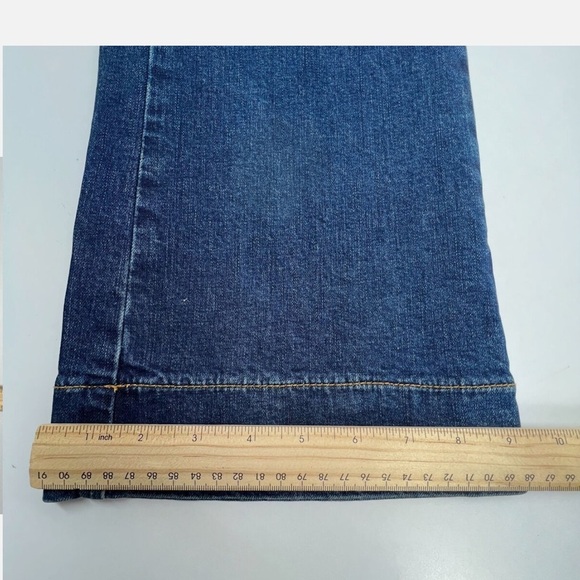 Kate Spade High Waist Wide Leg Flare Jeans — Size 25 Medium Wash - Picture 8 of 9